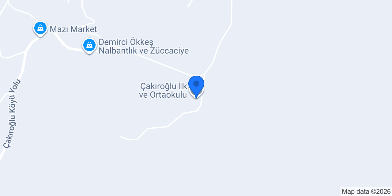Çakıroğlu İlk ve Ortaokulu konumu