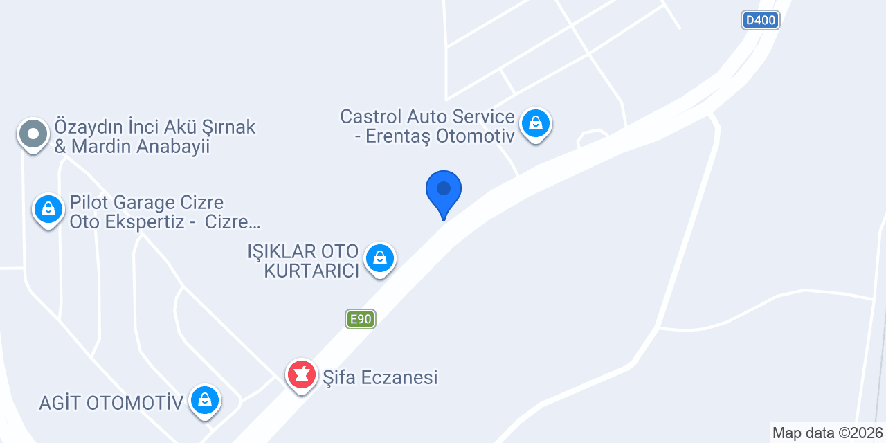 Ahmetoğlu otomotiv konumu
