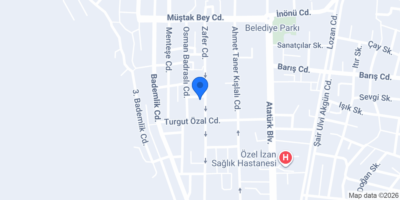 Albayrak Veteriner Kliniği konumu