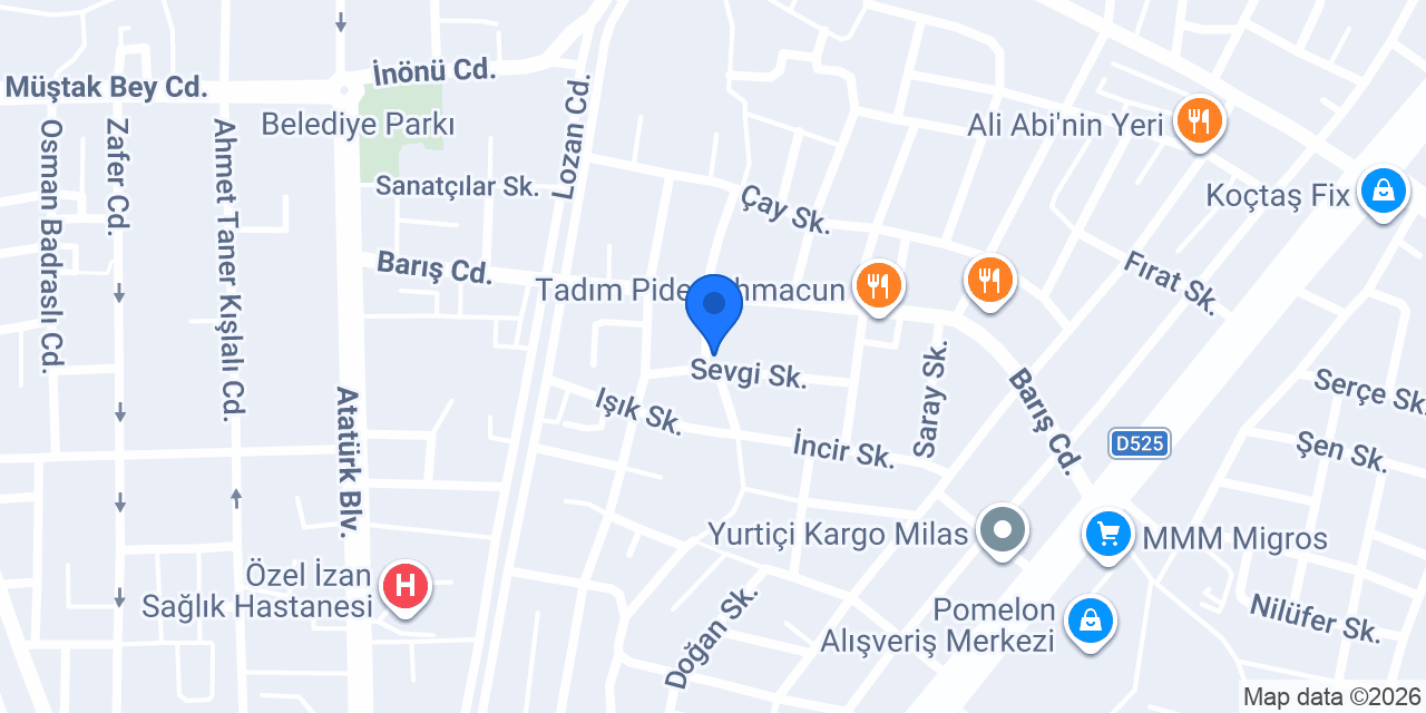 Karya Yufka Börek konumu