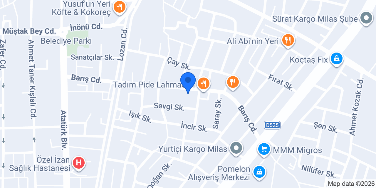 Milas Lihkab konumu