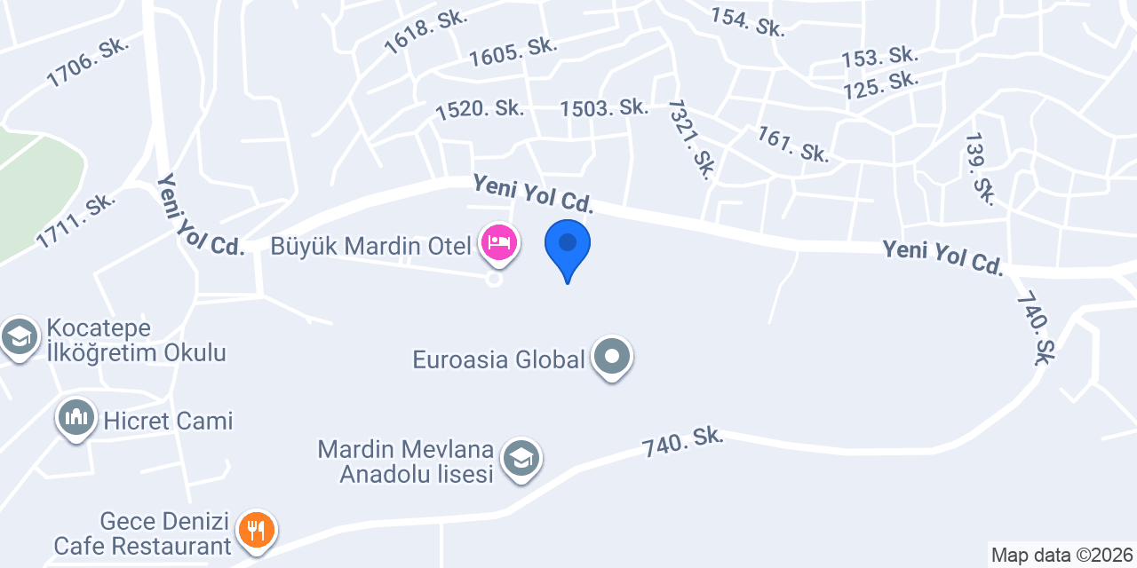 Masal Restaurant Mardin konumu