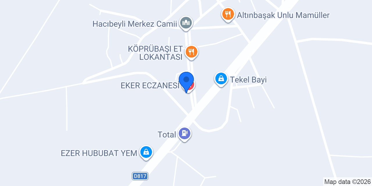 EKER ECZANESİ konumu