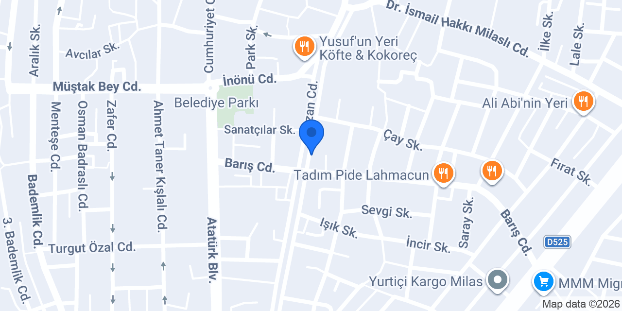 Sevimli Pati Petshop konumu