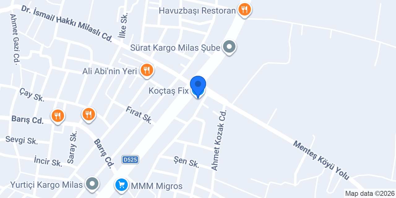 Koçtaş Fix konumu
