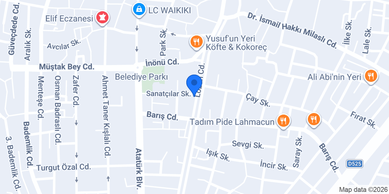 Afacan Taşımacılık konumu