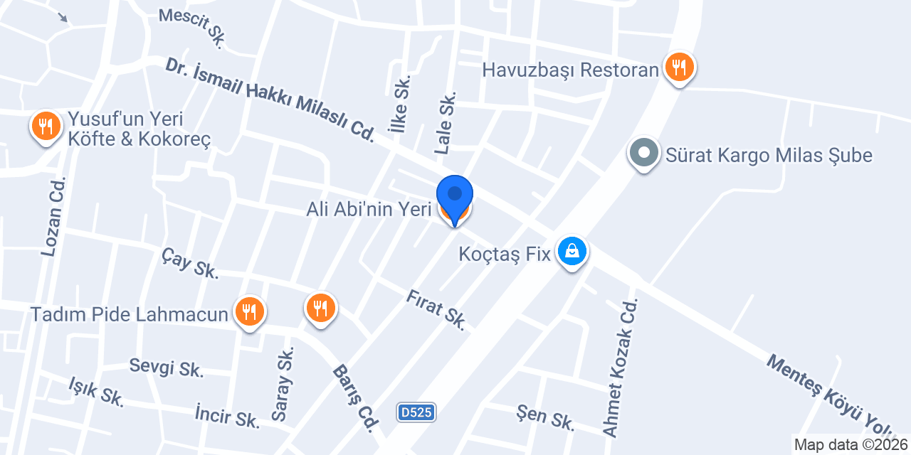 Ali Abi'nin Yeri konumu