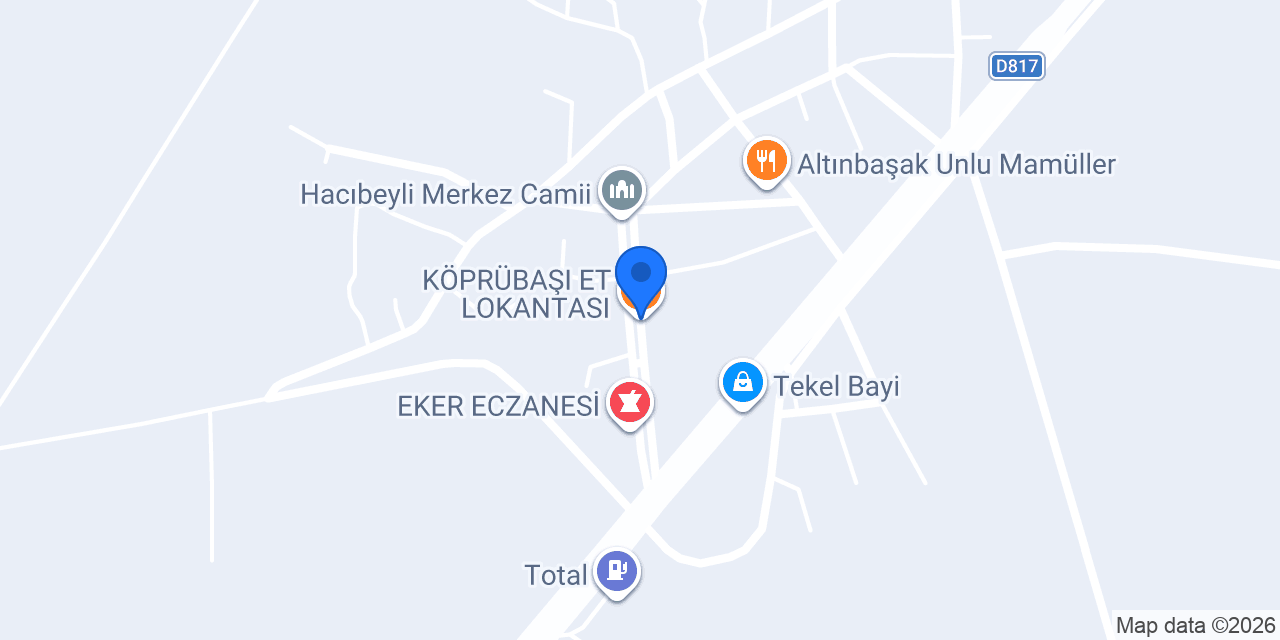 KÖPRÜBAŞI ET LOKANTASI konumu