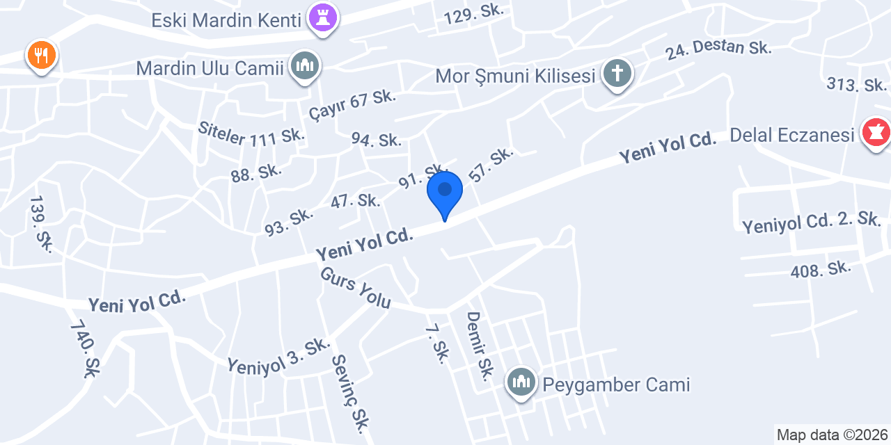 Yetenek Sürücü Kursu konumu