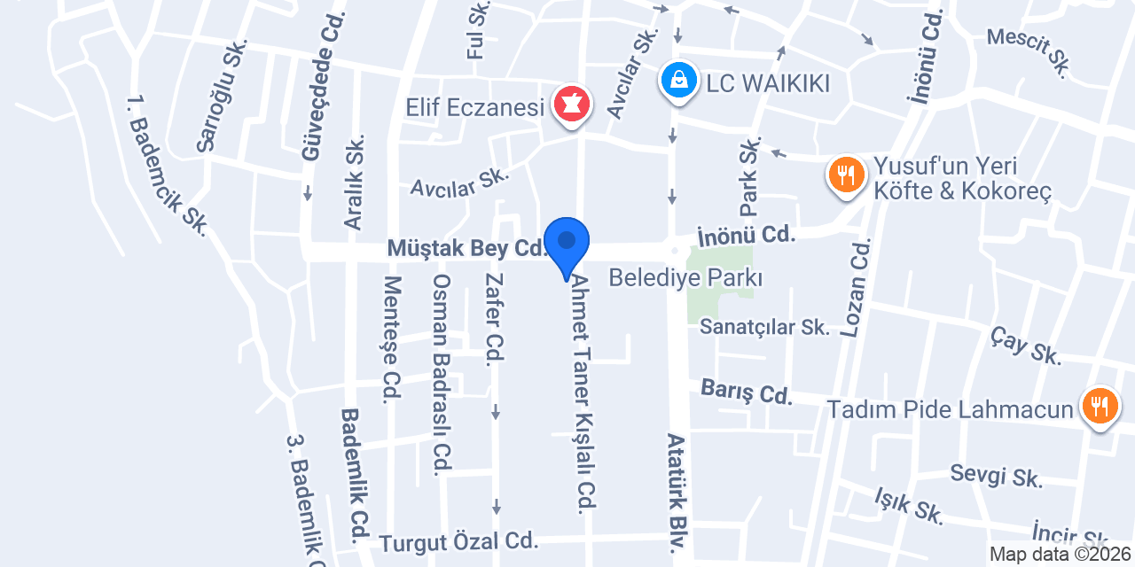Alpsu Avcılar Mimarlık konumu