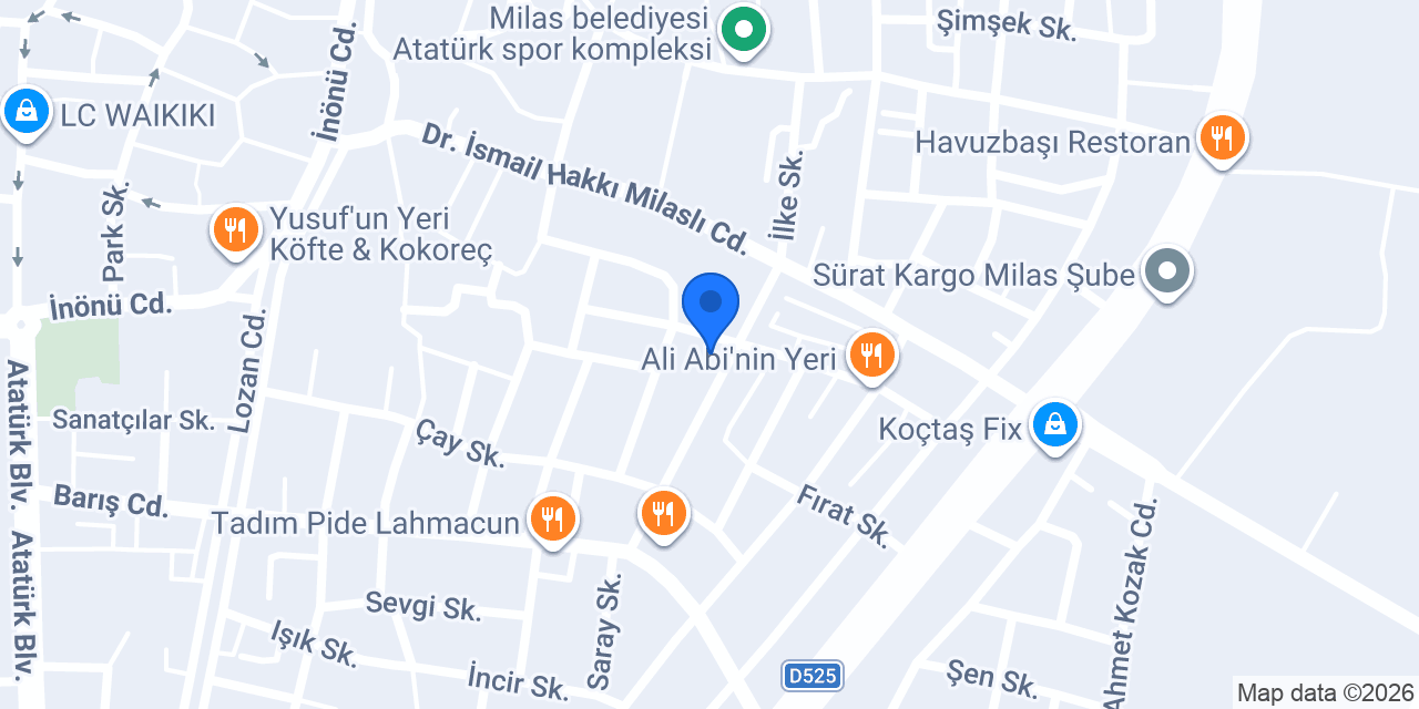 Milas Şakire Demir Sağlık Kabini konumu
