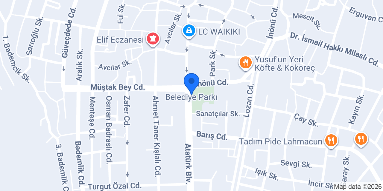 Belediye Parkı konumu