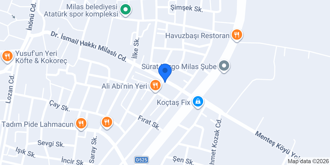 Ziyafet Pide & Döner Muzafferin Yer konumu