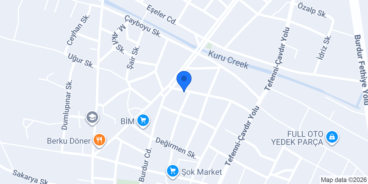 Kafe’m ÖZYÖRÜK konumu