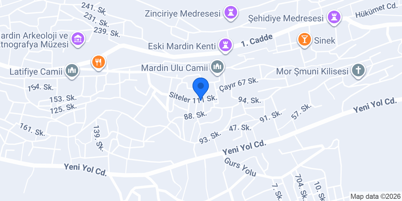 Merde Konağı konumu