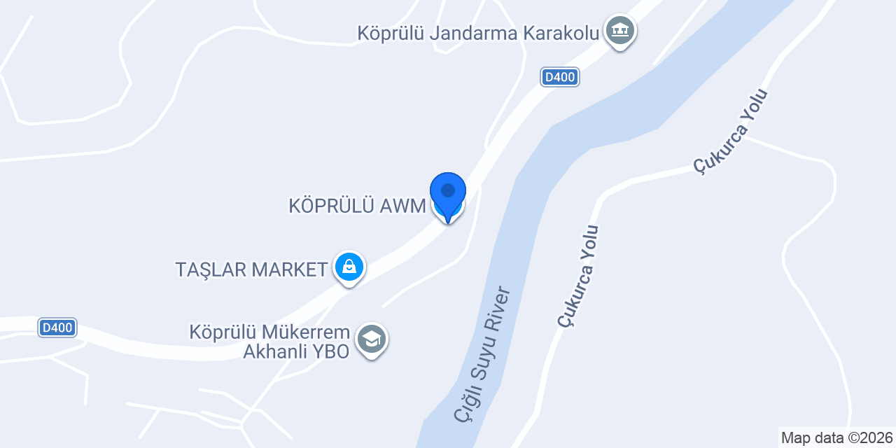 KÖPRÜLÜ AWM konumu