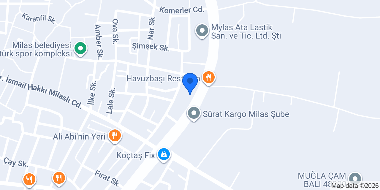 Karya Mobilya Milas konumu