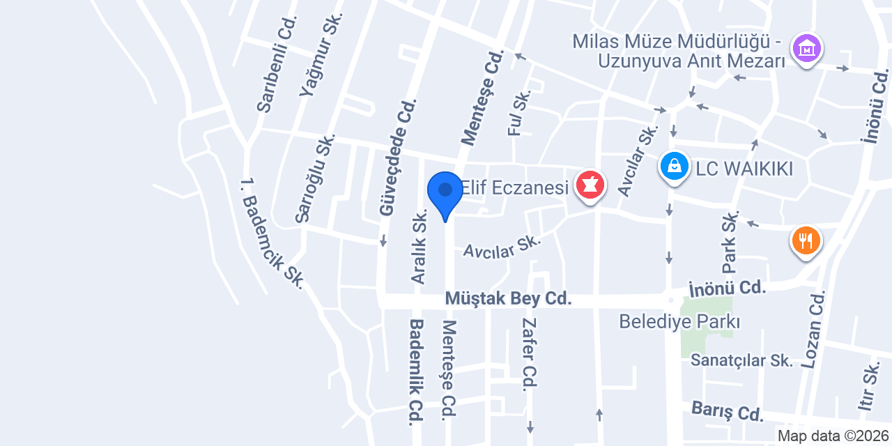 Papatiya veteriner kliniği konumu