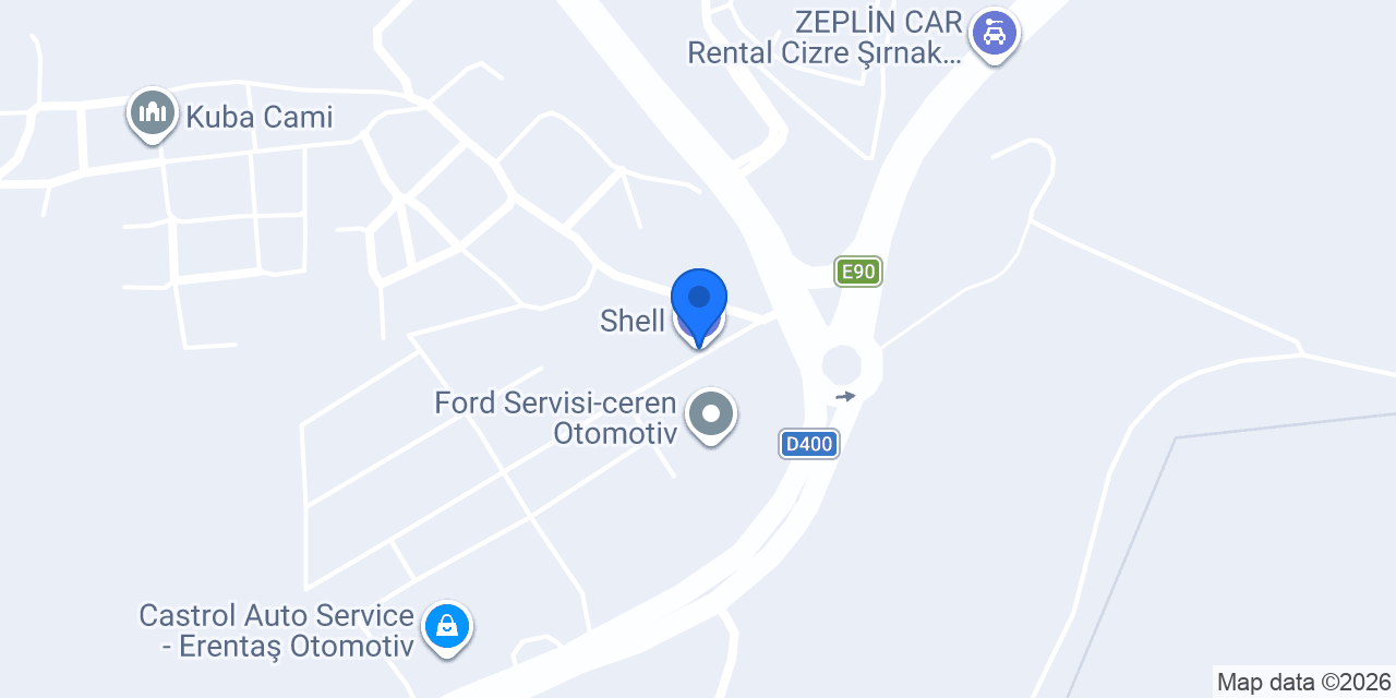 Shell konumu