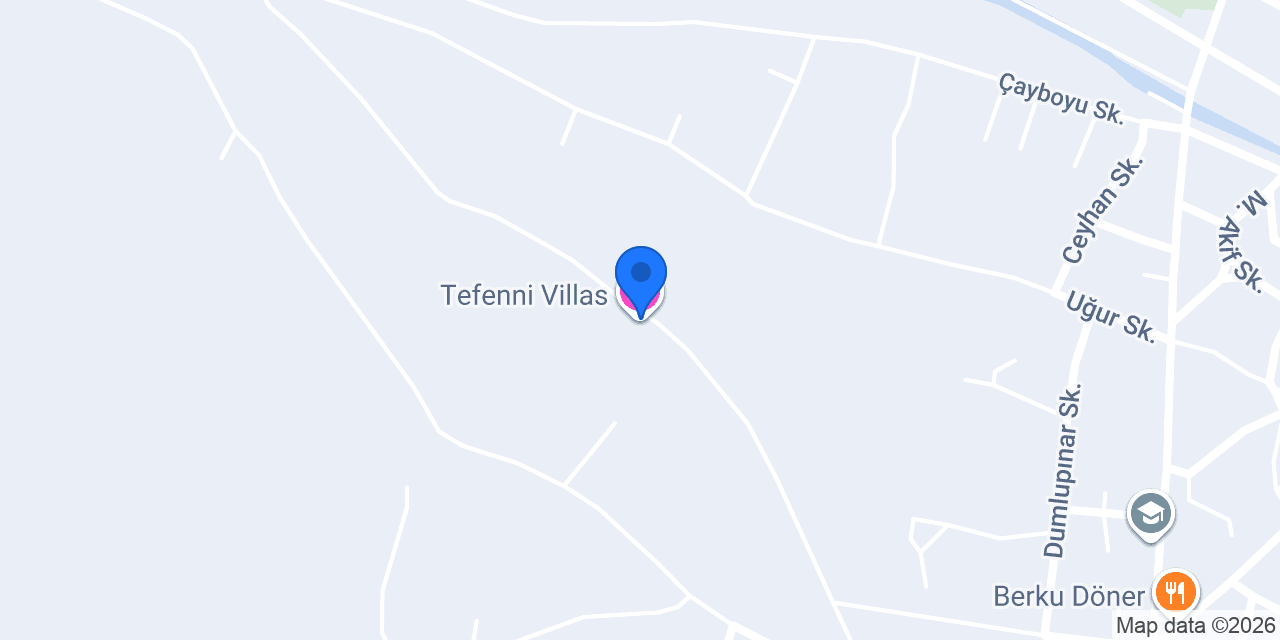 Tefenni Villas konumu
