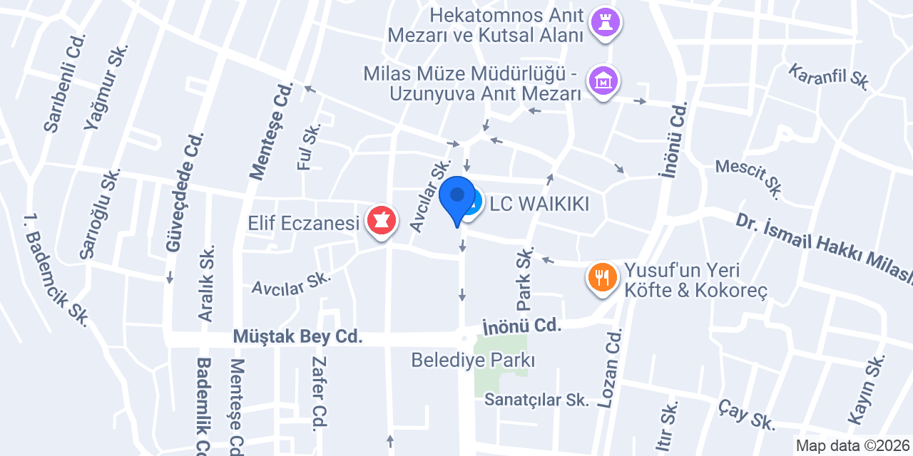 Takıştır Milas konumu