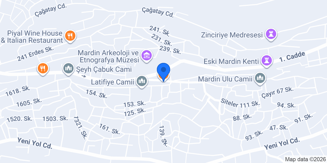 Tarihi Mardin Kahvaltıcısı konumu