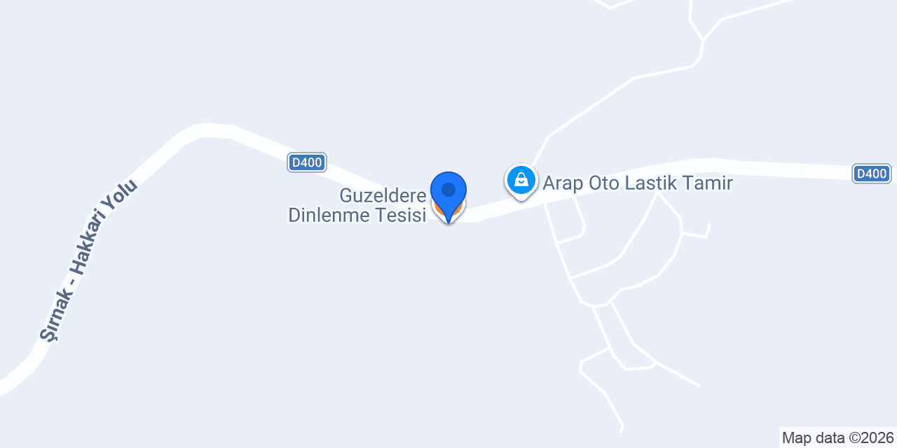 Guzeldere Dinlenme Tesisi konumu