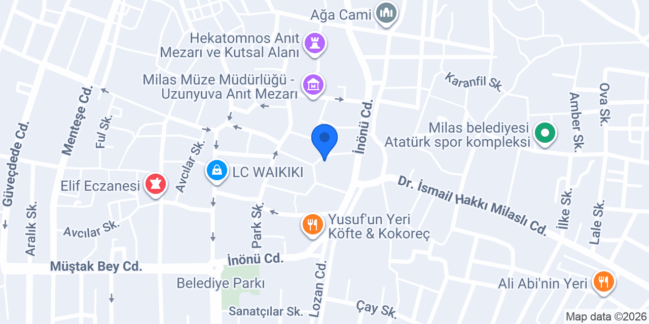 Kayıhanlar pişirim fırını konumu