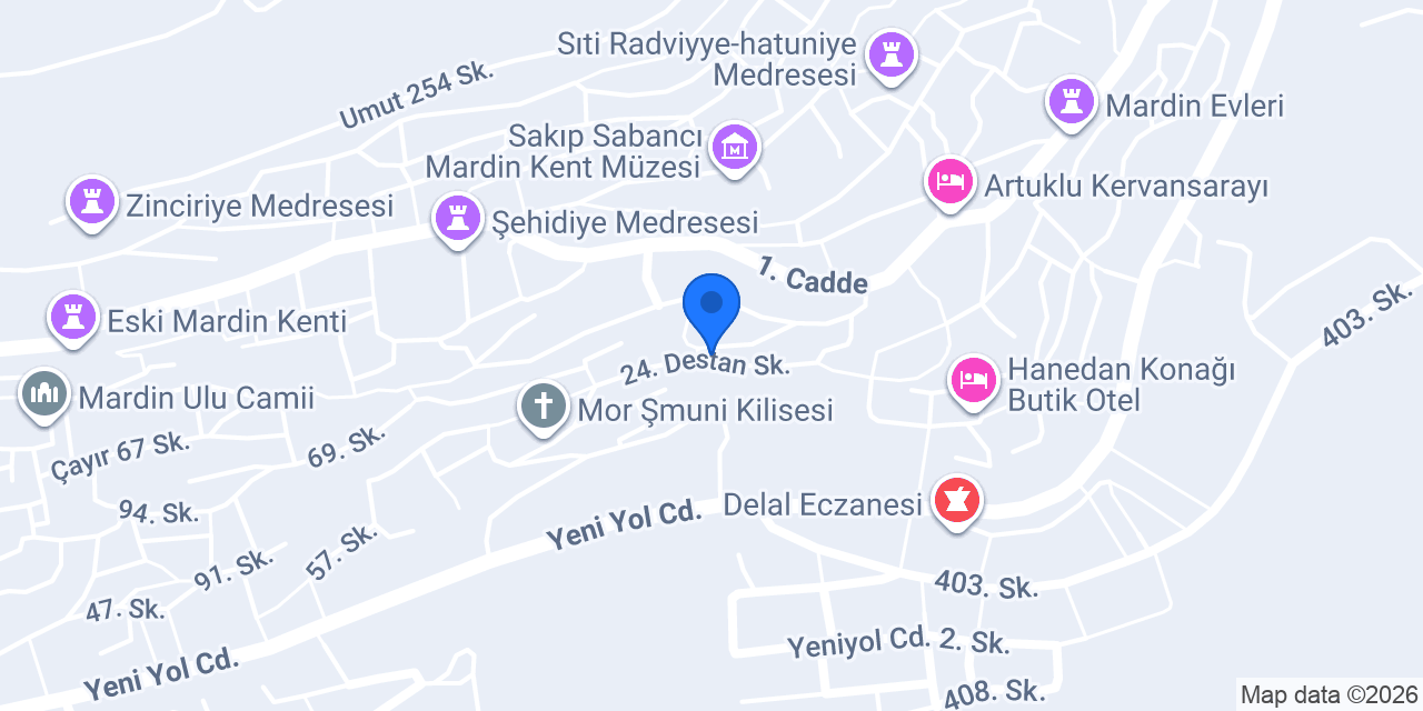 Beytalya otel konaklama konumu