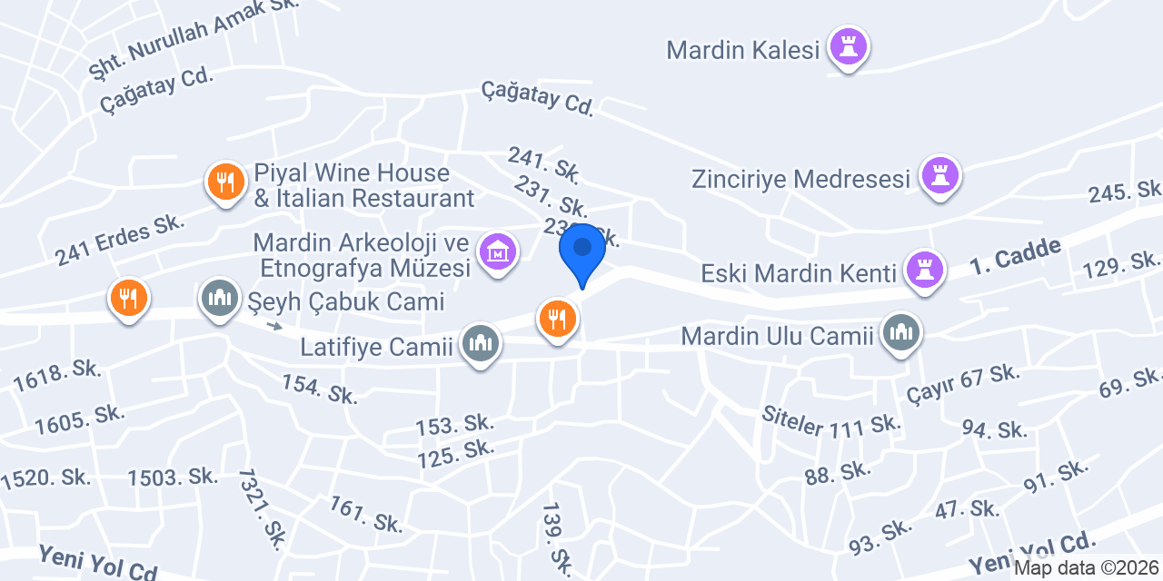 RAVESTA MARDİN konumu
