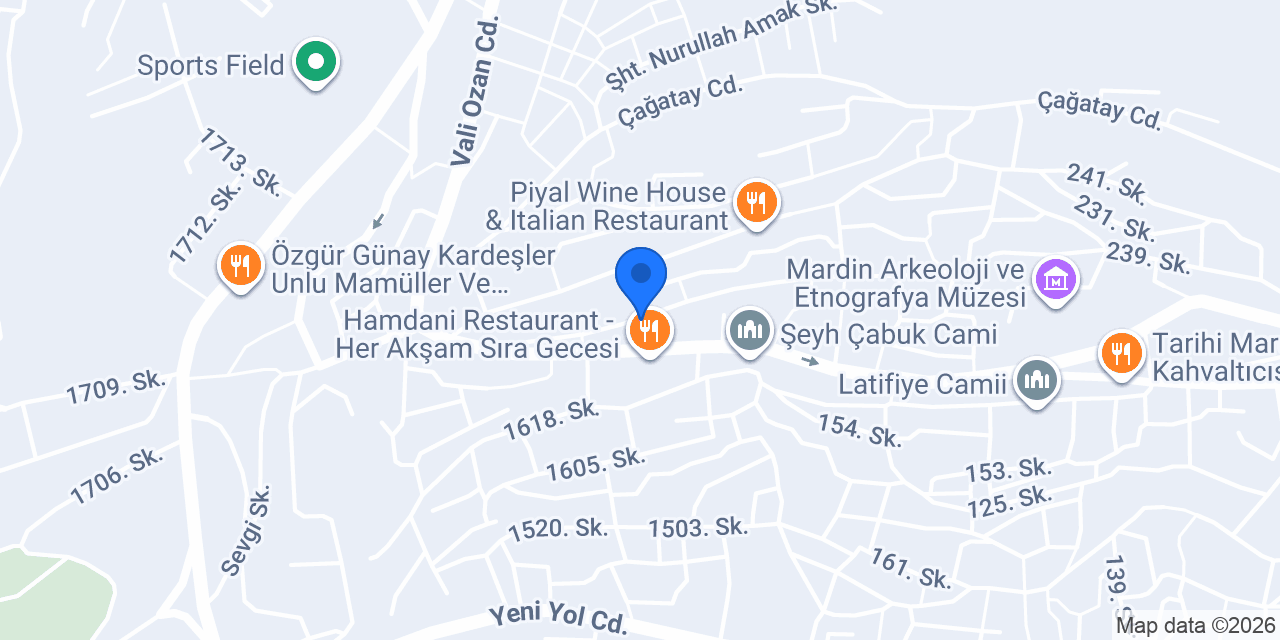 Gılgamış otel konumu