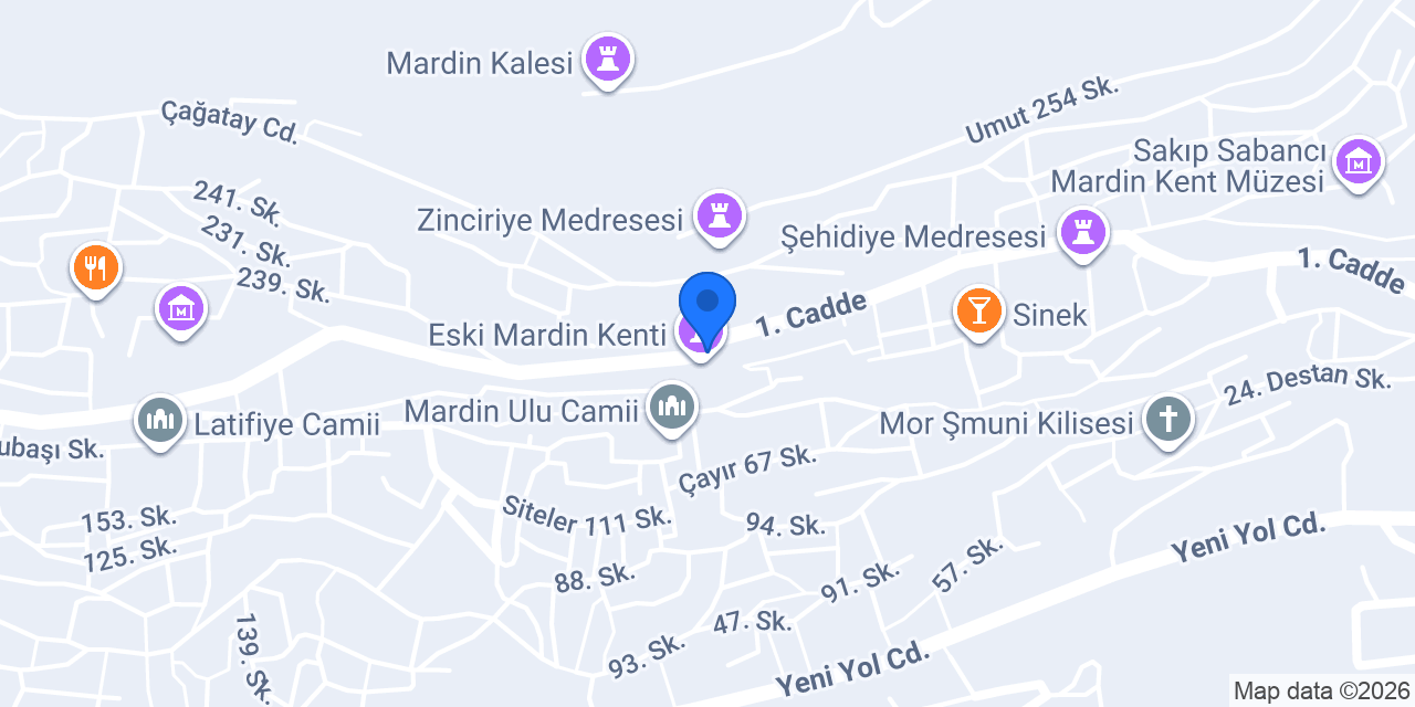 Tarihi Mardin Kahvecisi konumu