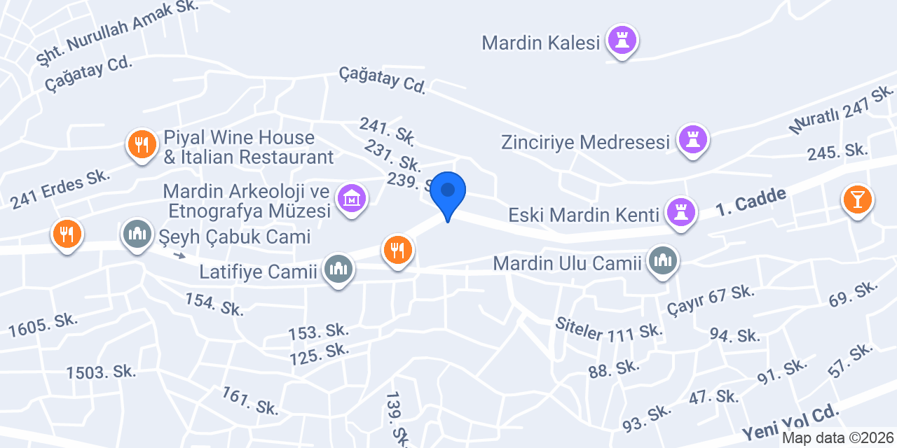 Taṣ Ev Cafe konumu