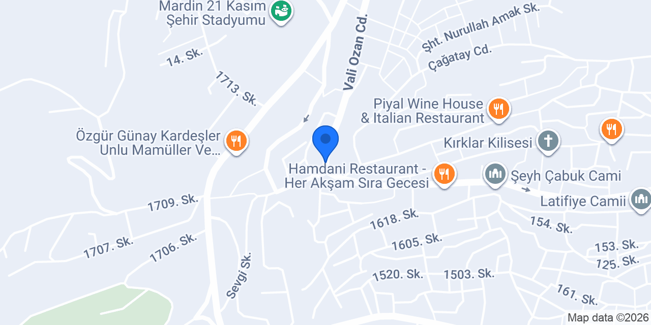 Bursa Kebap Evi Mardin konumu