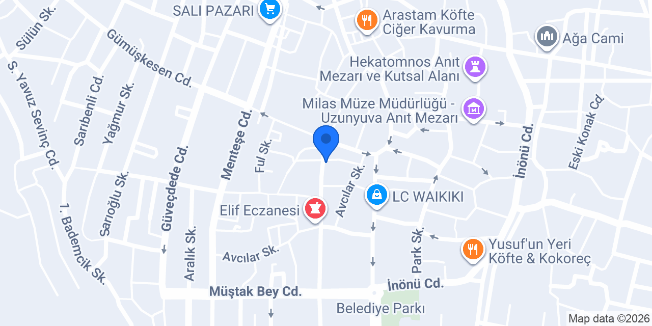 Hacı İlyas Cami konumu