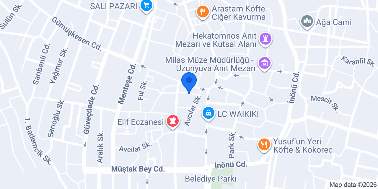 ATA Erkek Kuaförü konumu