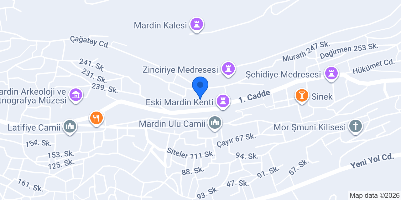 OLGUNLAŞMA ENSTİTÜLERİ MARDİN konumu