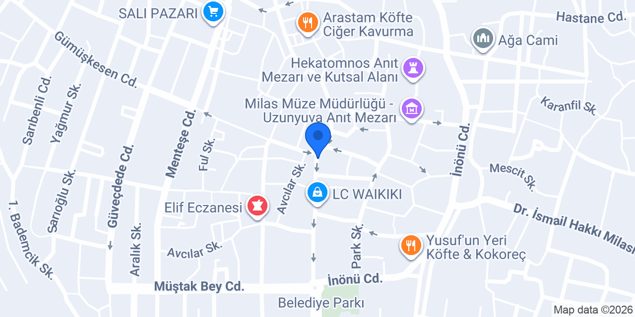 Atalay Tavukçuluk konumu