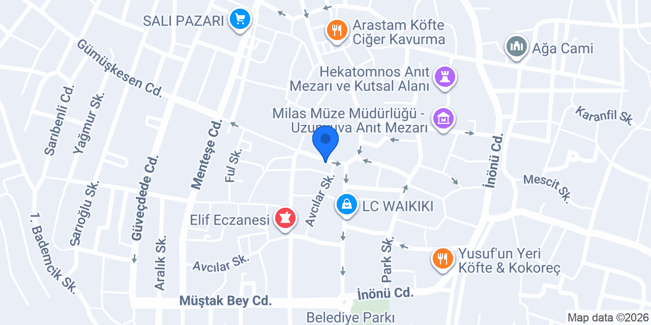 GÖZLÜKÇÜM OPTİK konumu