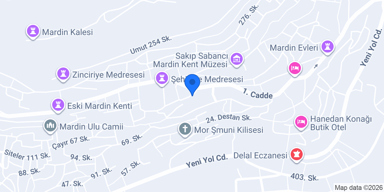 Terrace Merdin Konak konumu