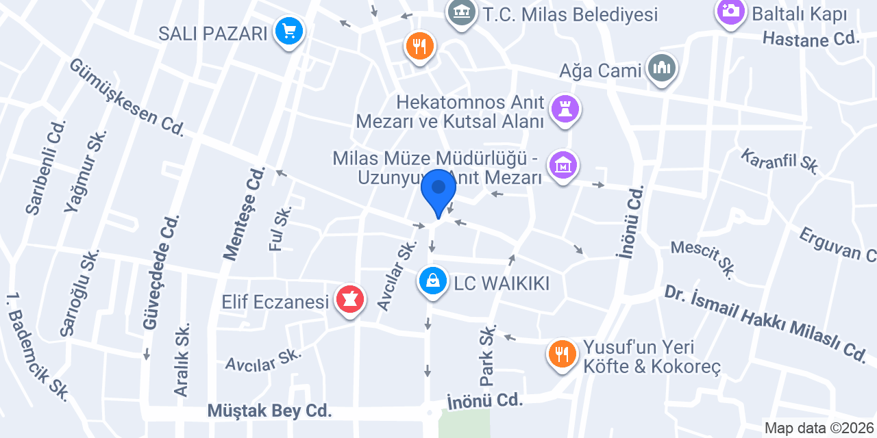 Ülkü Eczanesi konumu