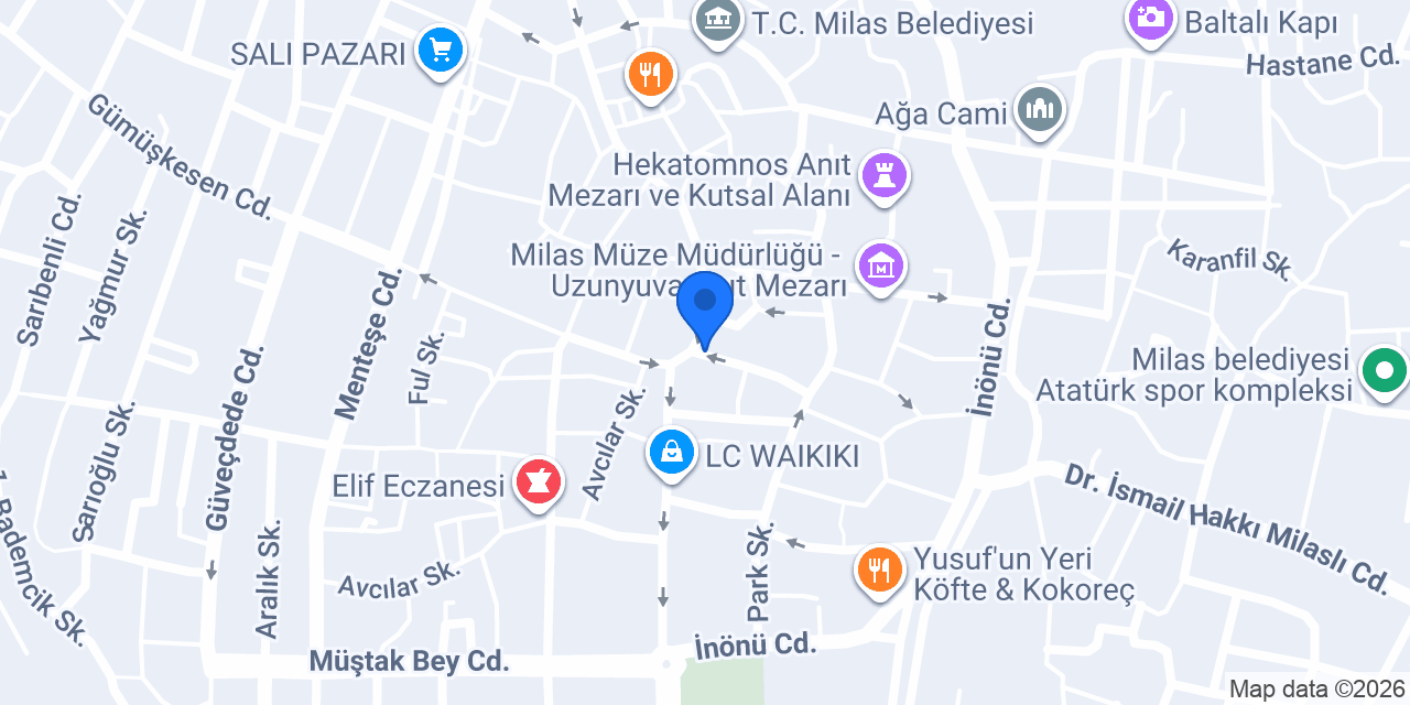 Ekin Uluslararasi Çiçekçilik konumu