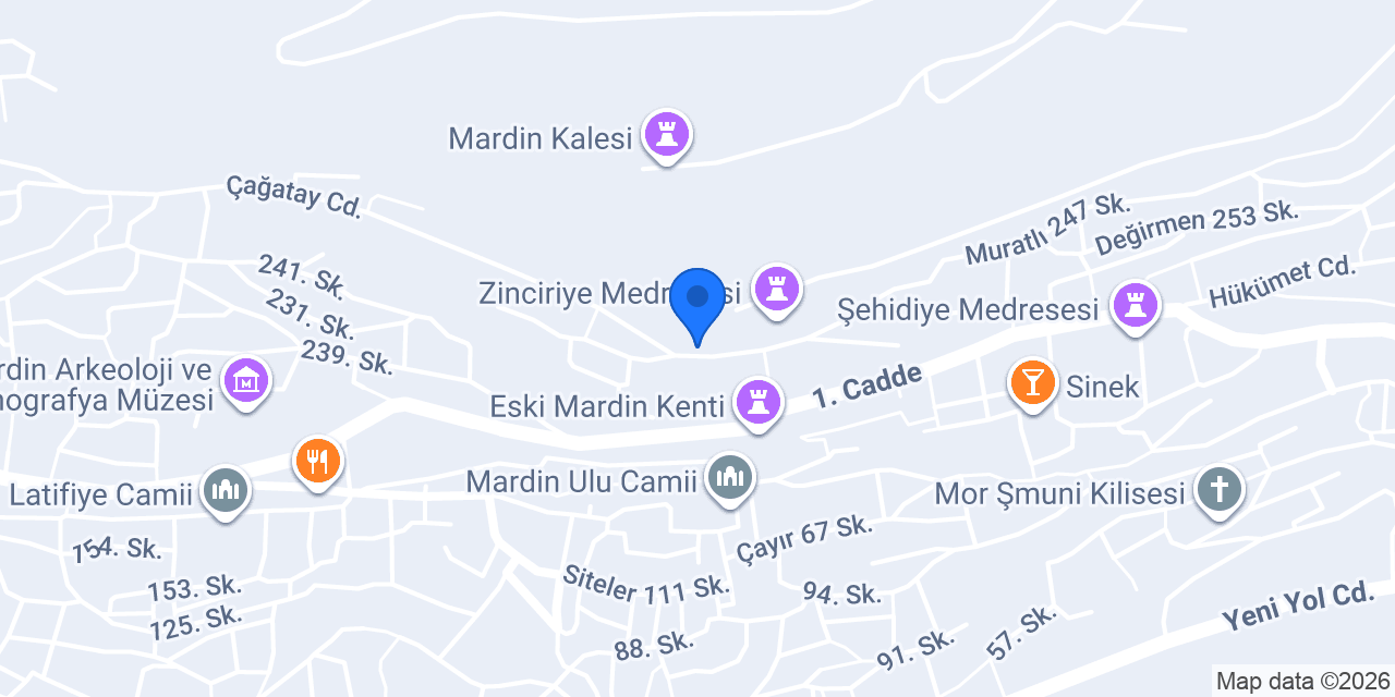 The Castle Inn Mardin konumu