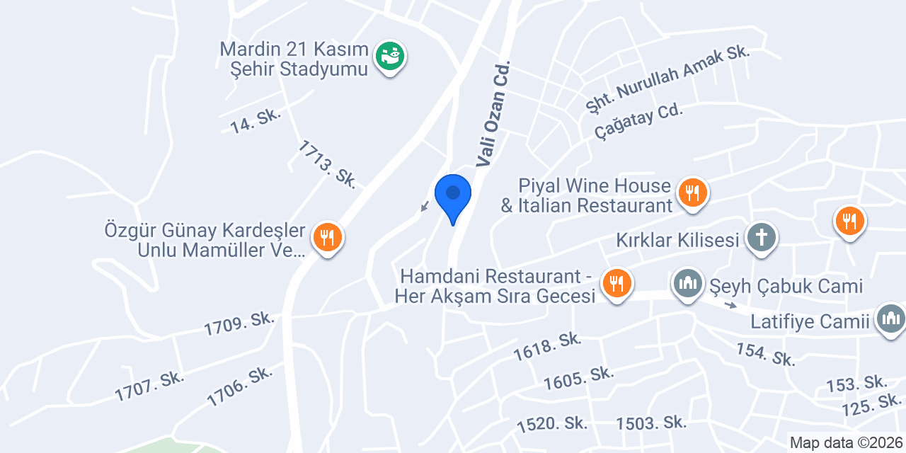 Cadı’nın Evi Mardin konumu
