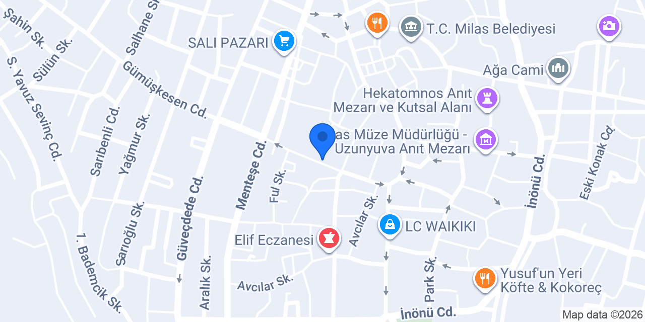 Hakan Kırtasiye konumu