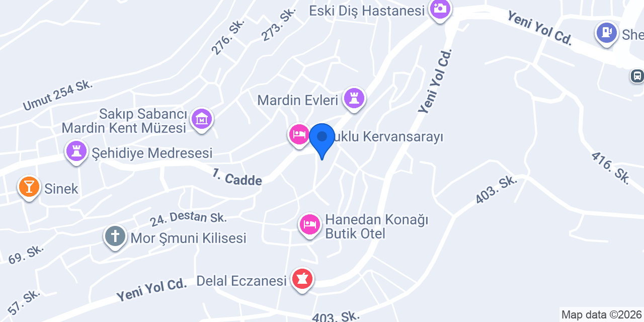Babussor Konağı konumu