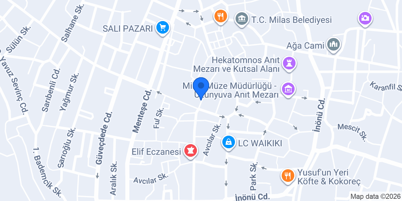 Vesile Hanım Börek Mantı ve Baklava Evi konumu