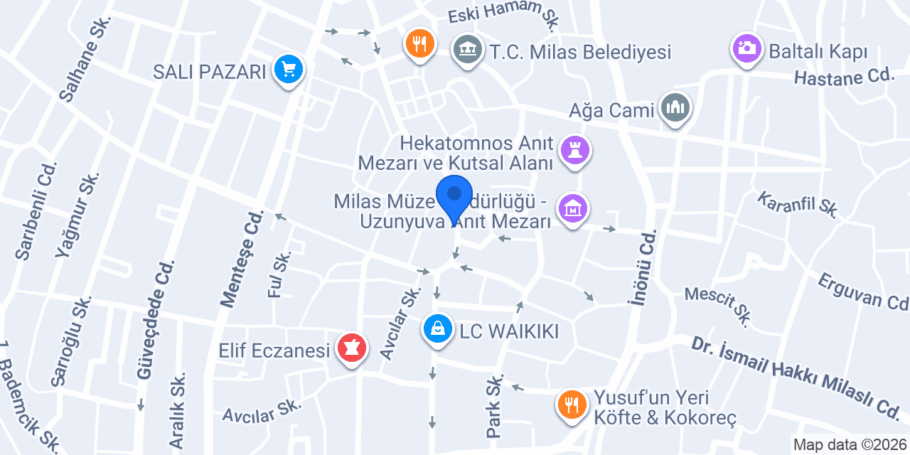 Gsm Dünyası Milas konumu