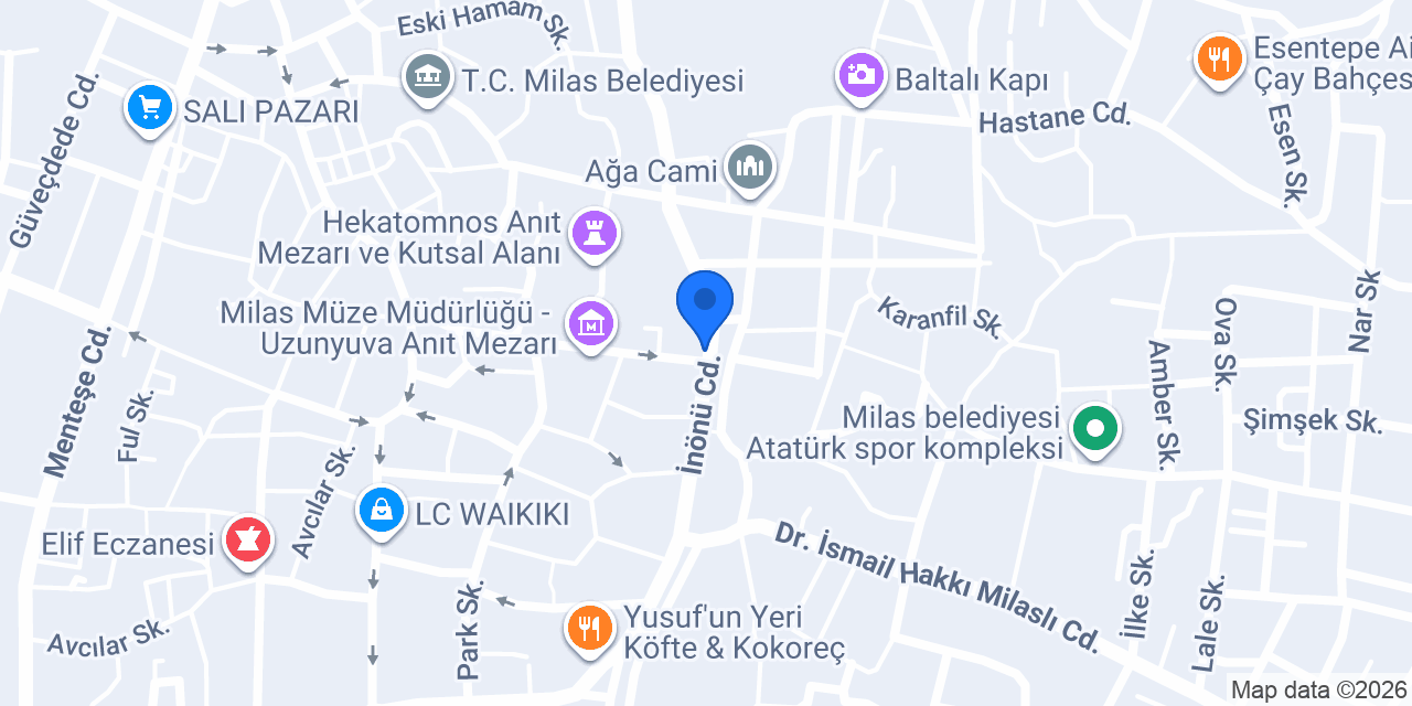 Karya Pide Pizza konumu