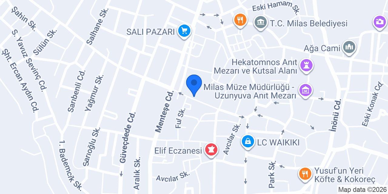 Çinar Sport konumu